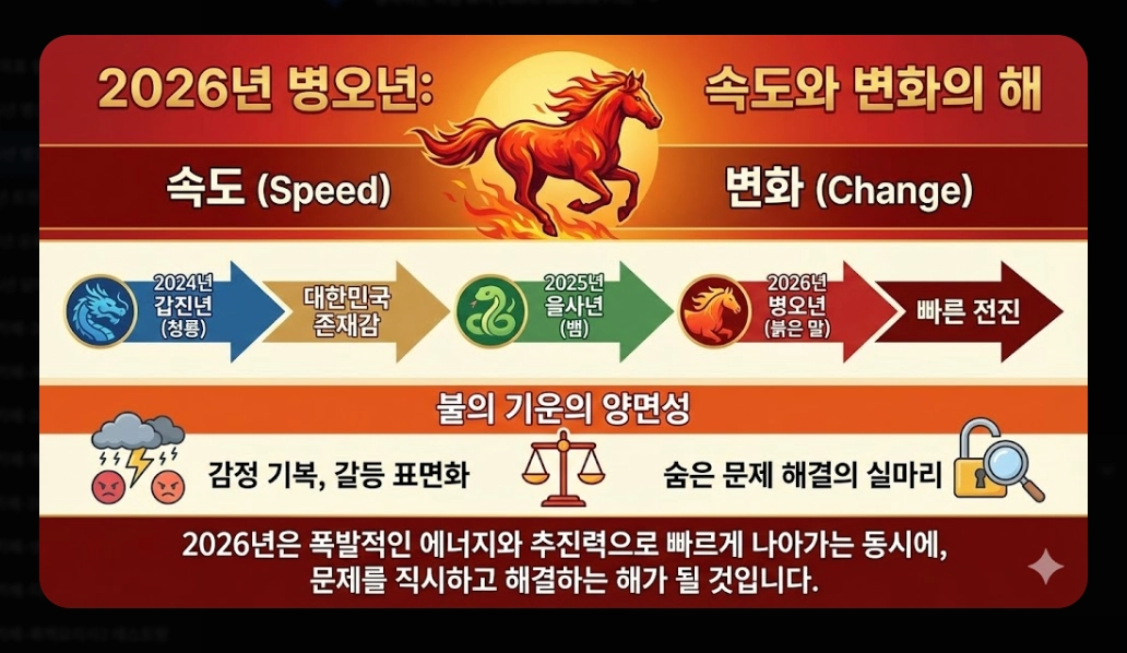 2026년 병오년 새해 운세 완벽 정리