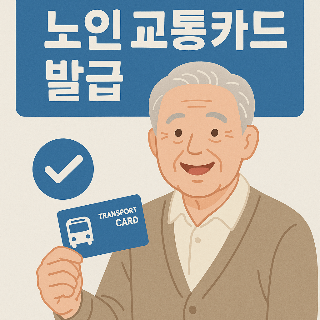 노인교통카드 발급