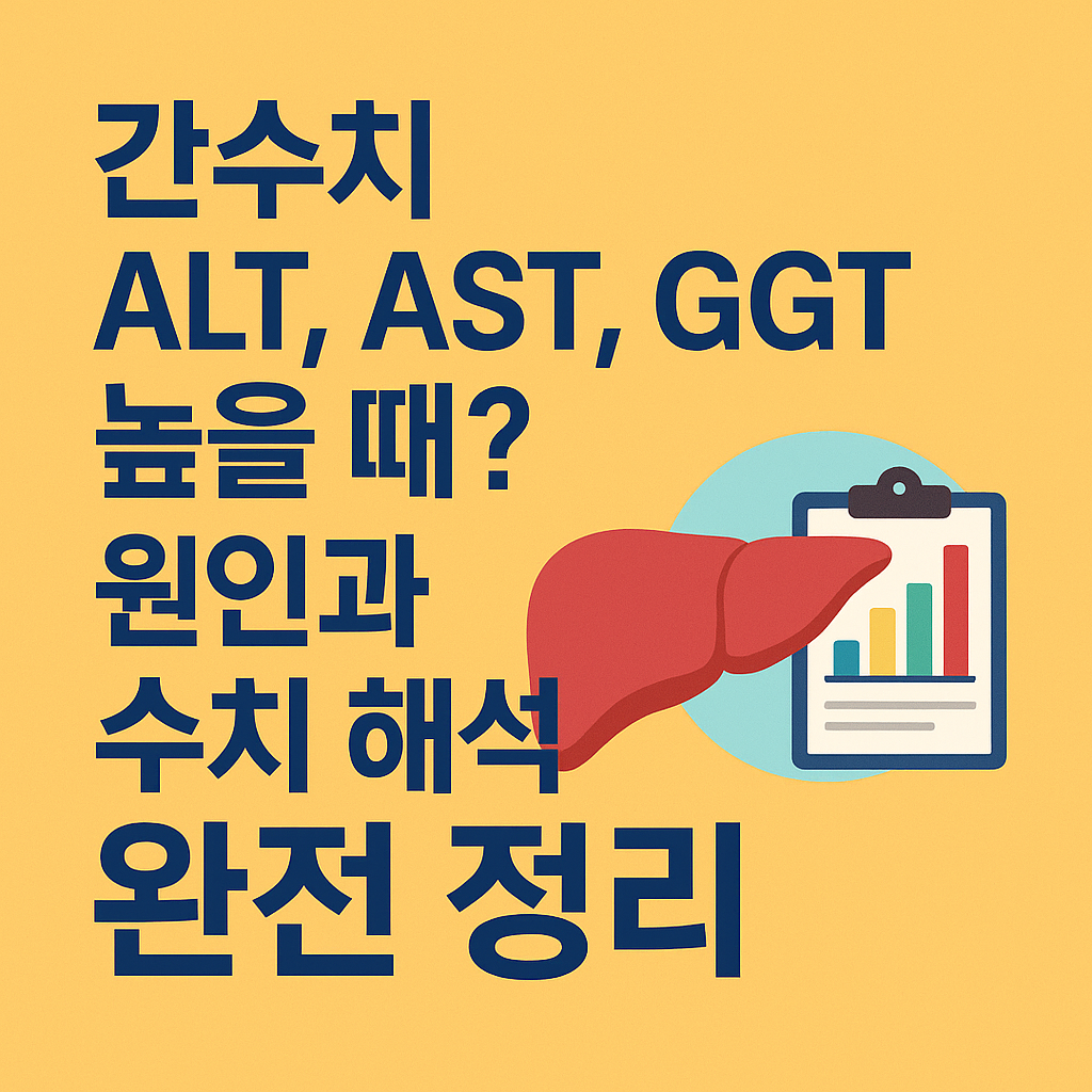 간수치 ALT, AST, GGT 높을 때 썸네일