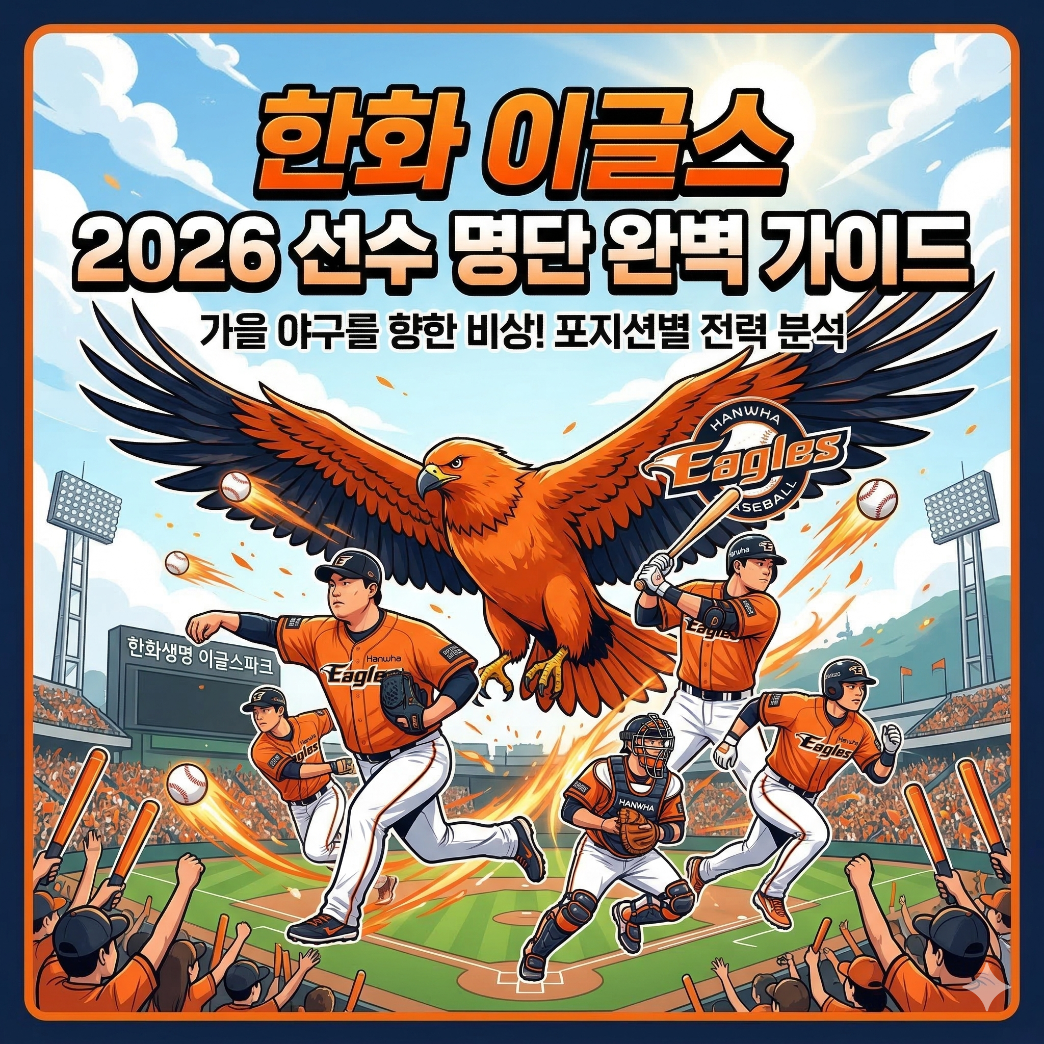 한화이글스 선수명단 완벽 가이드 및 포지션별 전력 분석