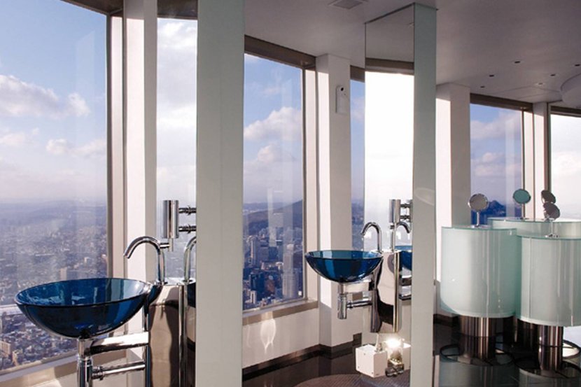 남산타워(N서울타워)-화장실-서울뷰