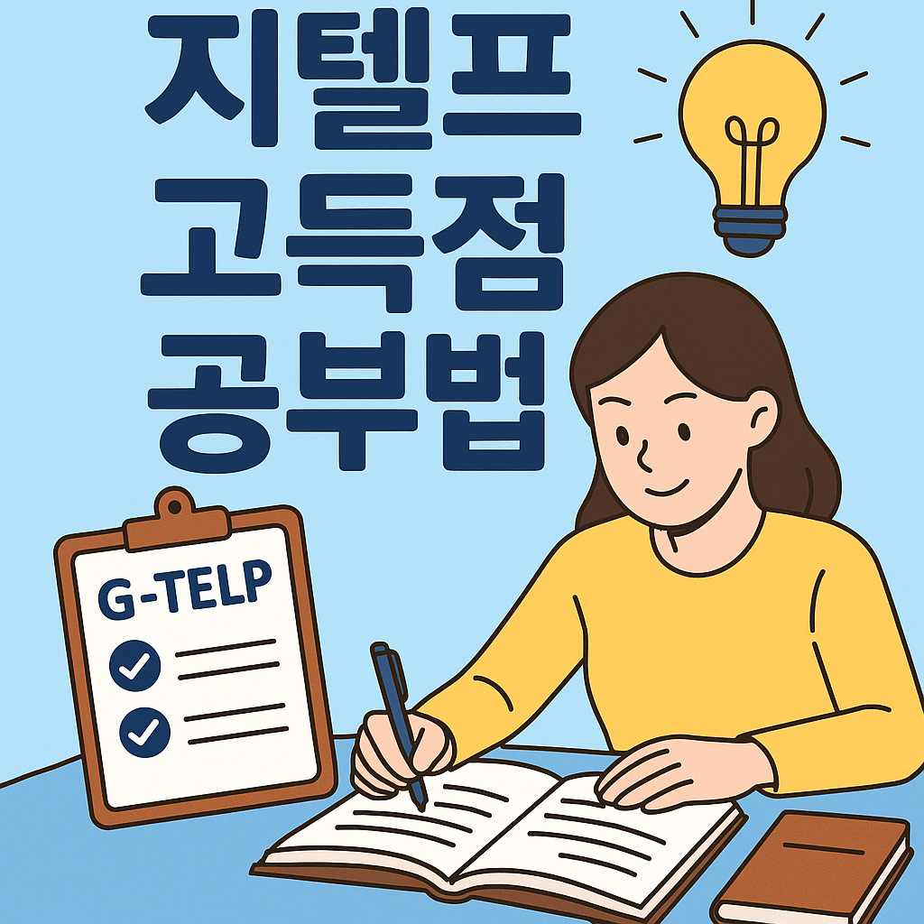 2025년 지텔프 시험일정 총정리! 고득점 전략까지