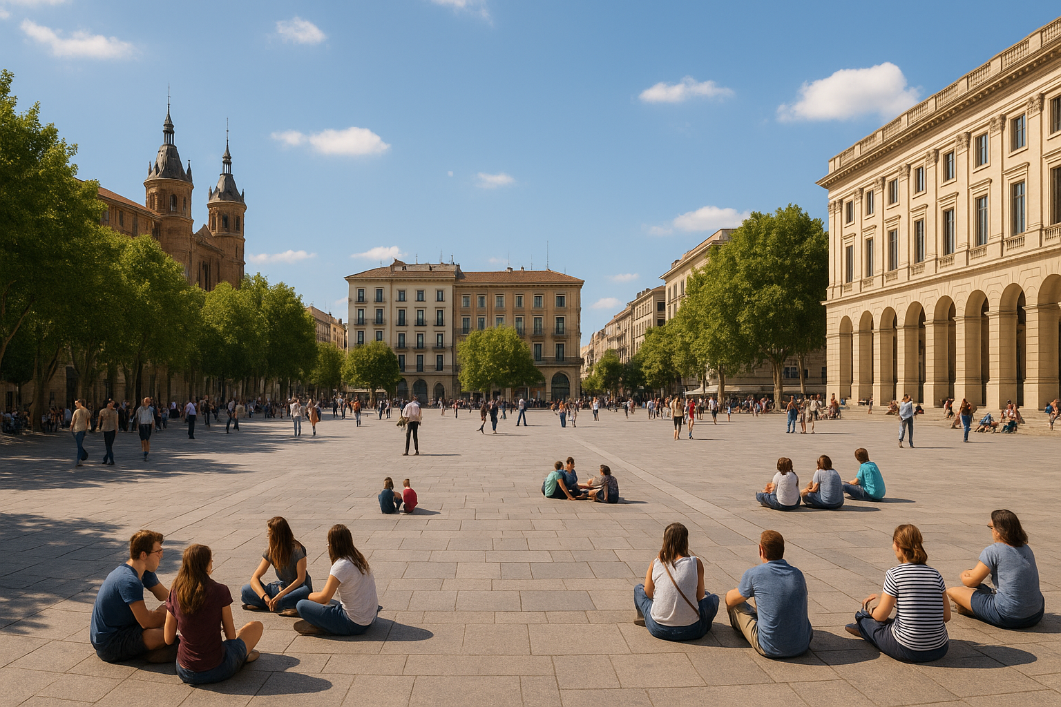 유럽의 개방된 도시공간