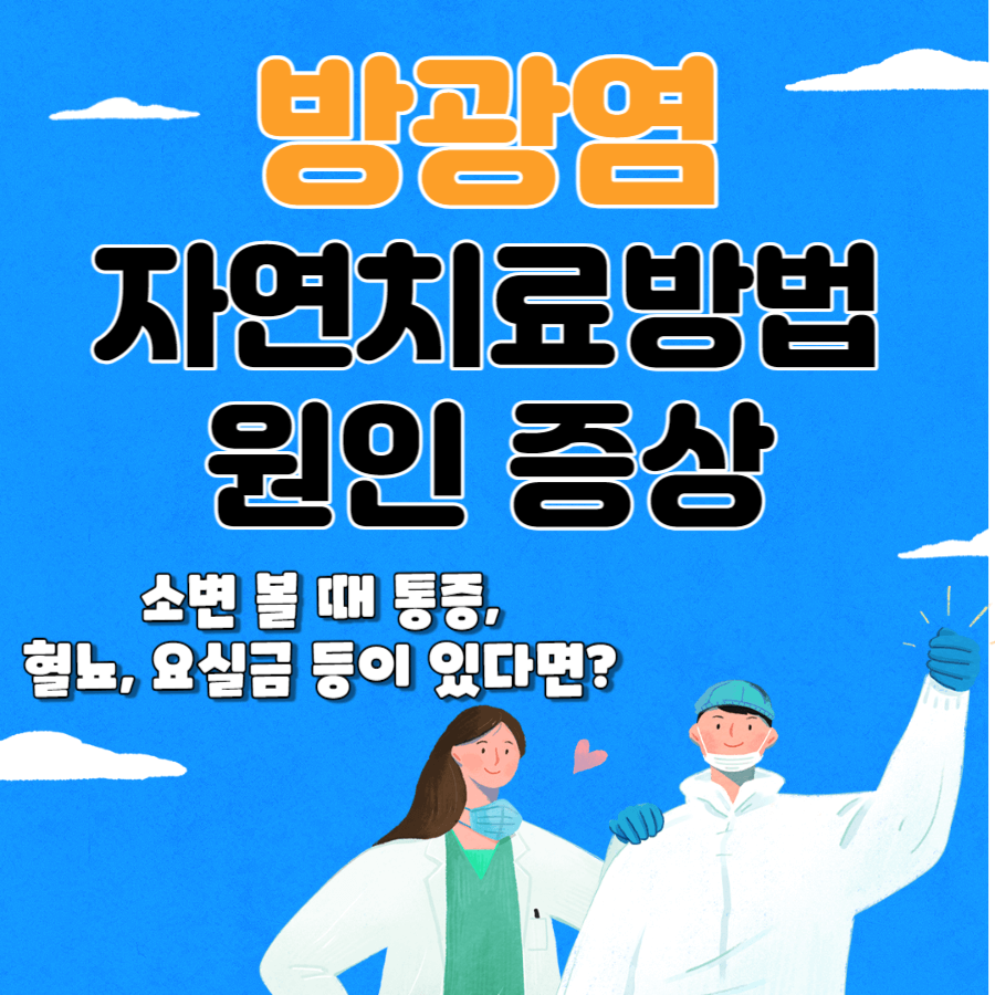 방광염 증상 및 치료방법(원인, 자연치료)