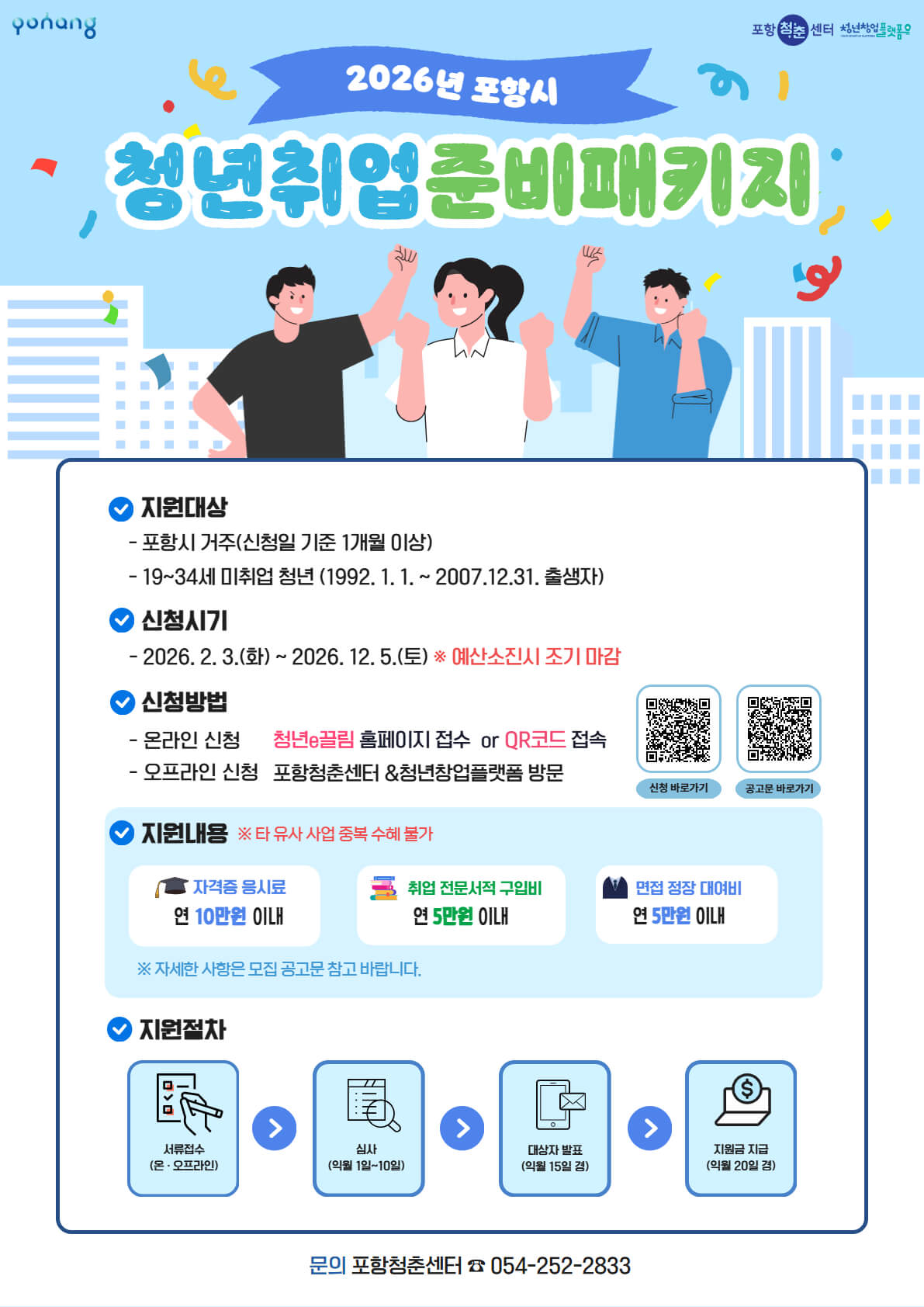 포항 청년 취업 준비 패키지 (지원 대상, 신청 방법, 솔직 후기)