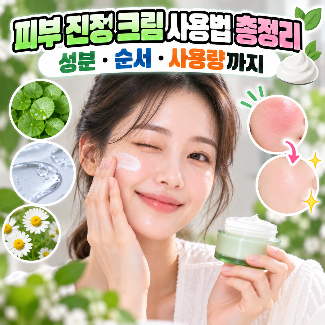 피부 진정 크림 사용법