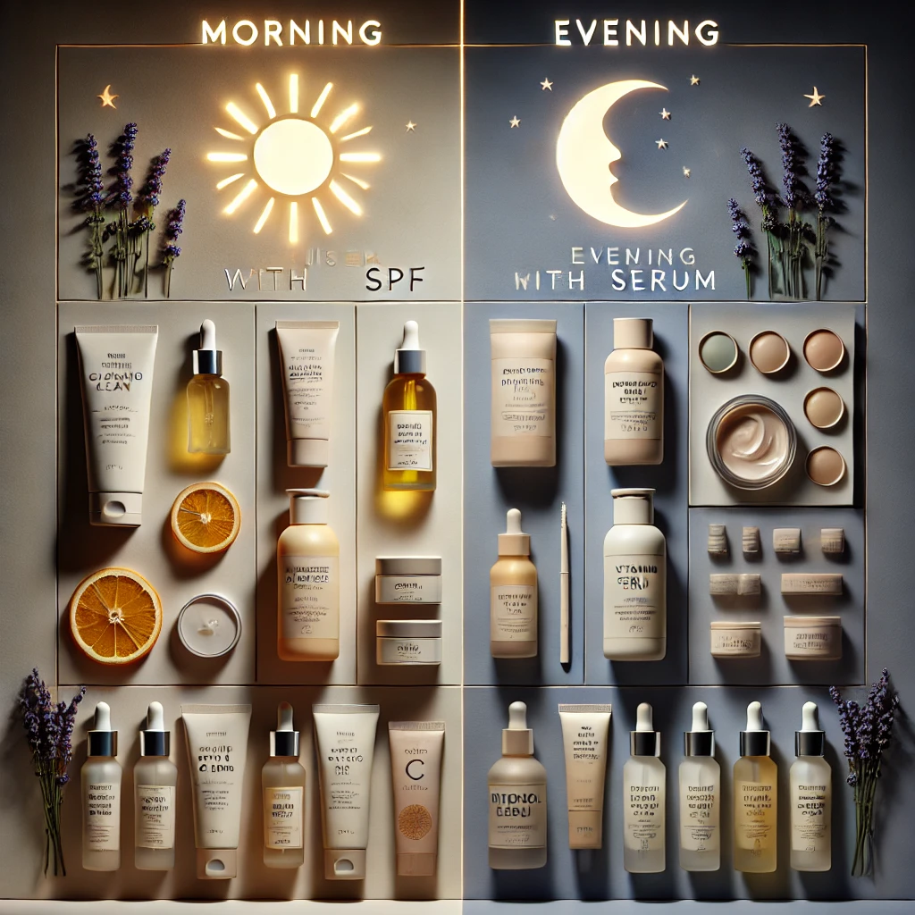 피부 관리 루틴, 아침과 저녁이 달라야 한다?