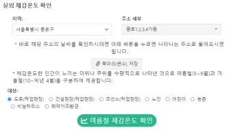 폭염 주의보 체감온도 열지수 온열질환 예방 체크리스트_12