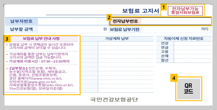 전자수납 방식