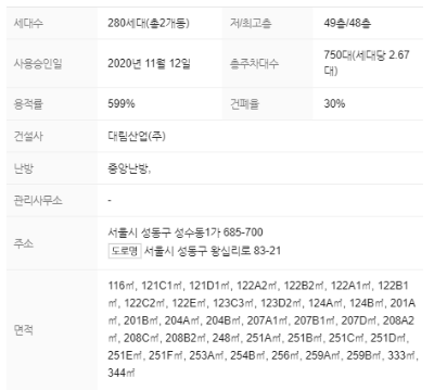 단지정보