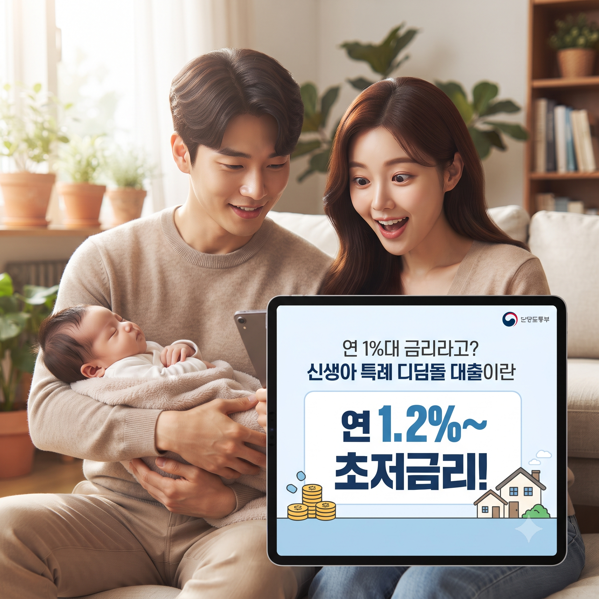 "연 1.2%로 4억원 대출 받으실 분?!" - 신생아 특례 디딤돌 대출 신청방법 ❘ 금리 조건부터 한도까지 이거 하나면 끝!