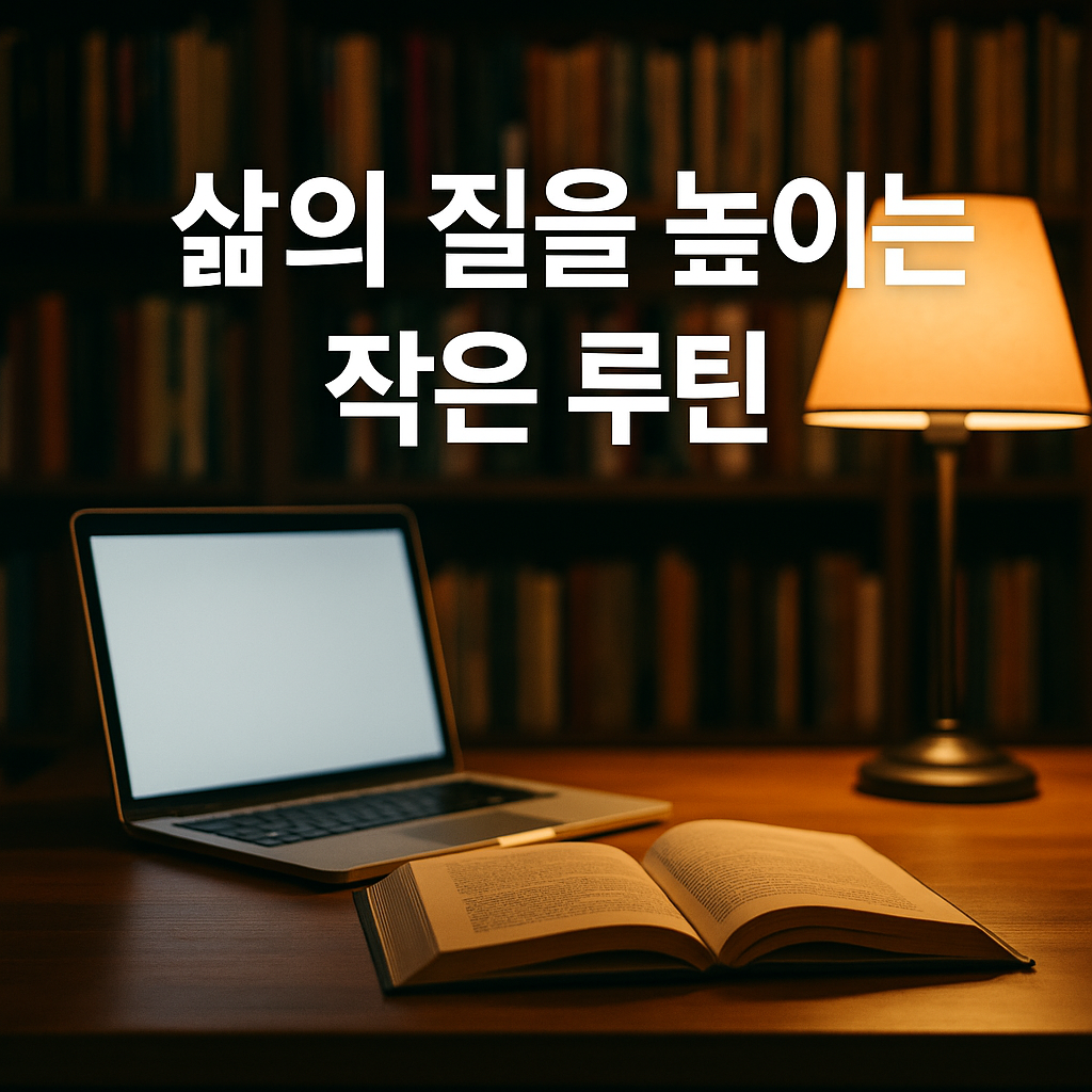 삶의 질을 높이는 작은 루틴 이미지