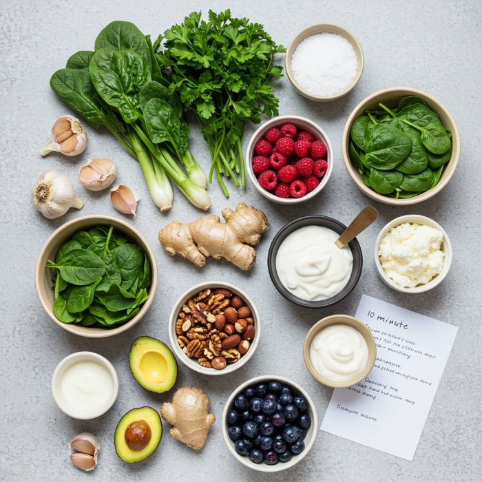 초간단 10분 레시피로 만드는 면역력 강화 요리