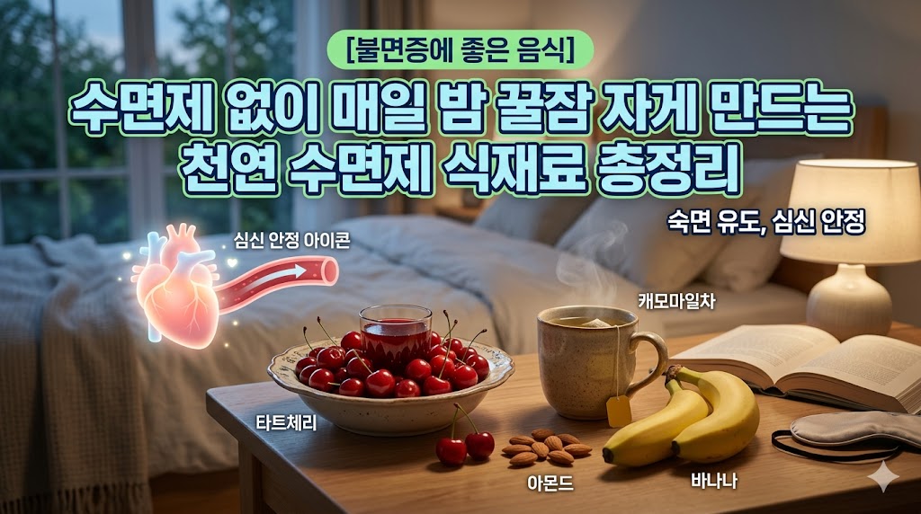 불면증에 좋은 음식