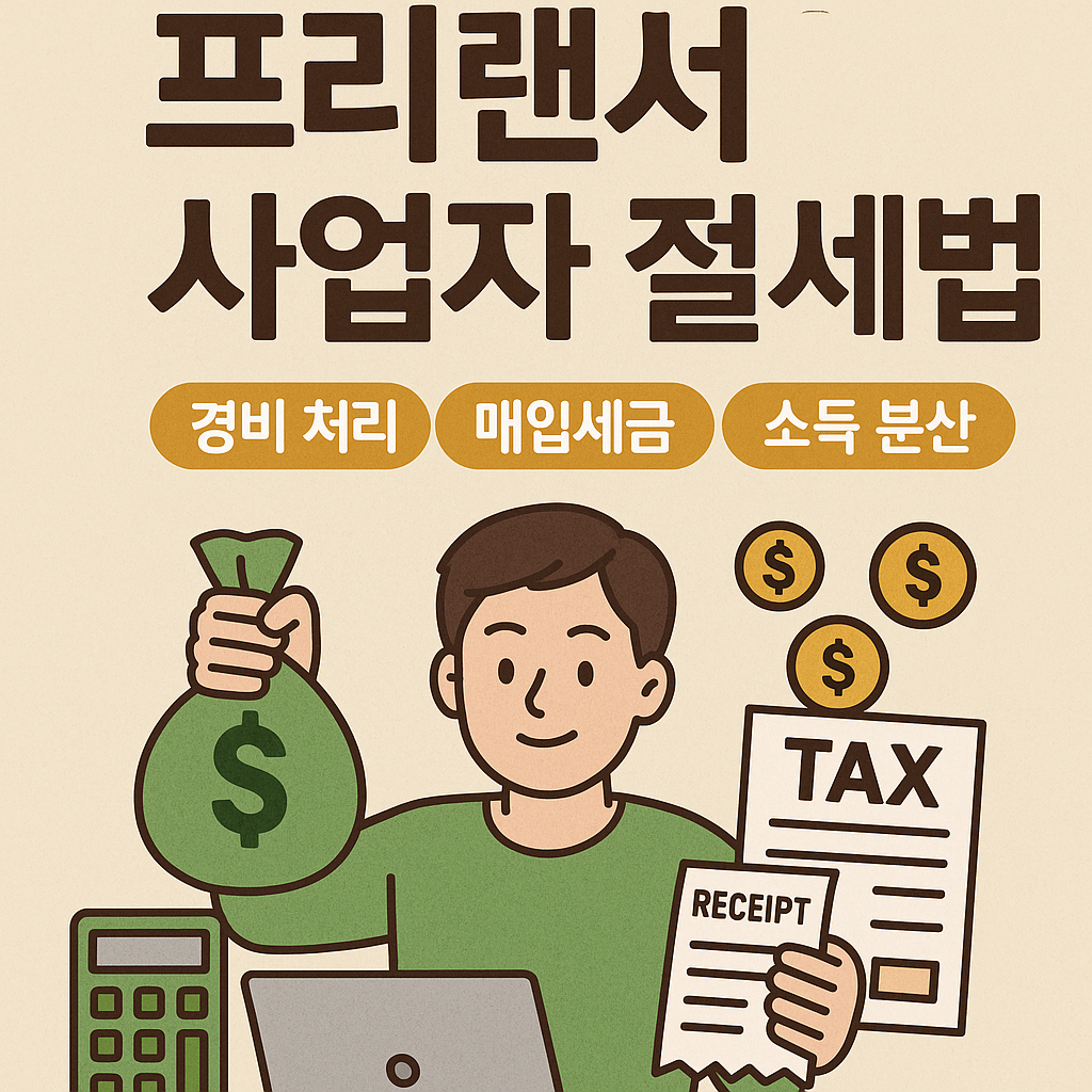 프리랜서 사업자 절세법 이미지