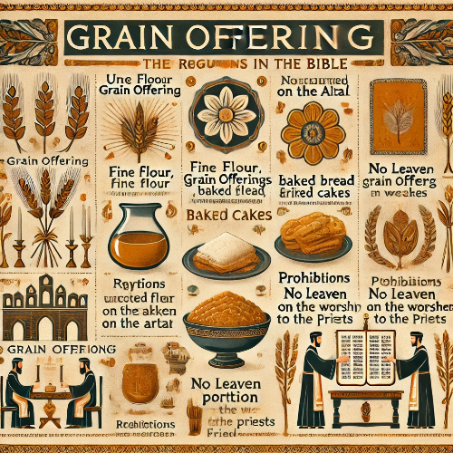 소제 예물 규례