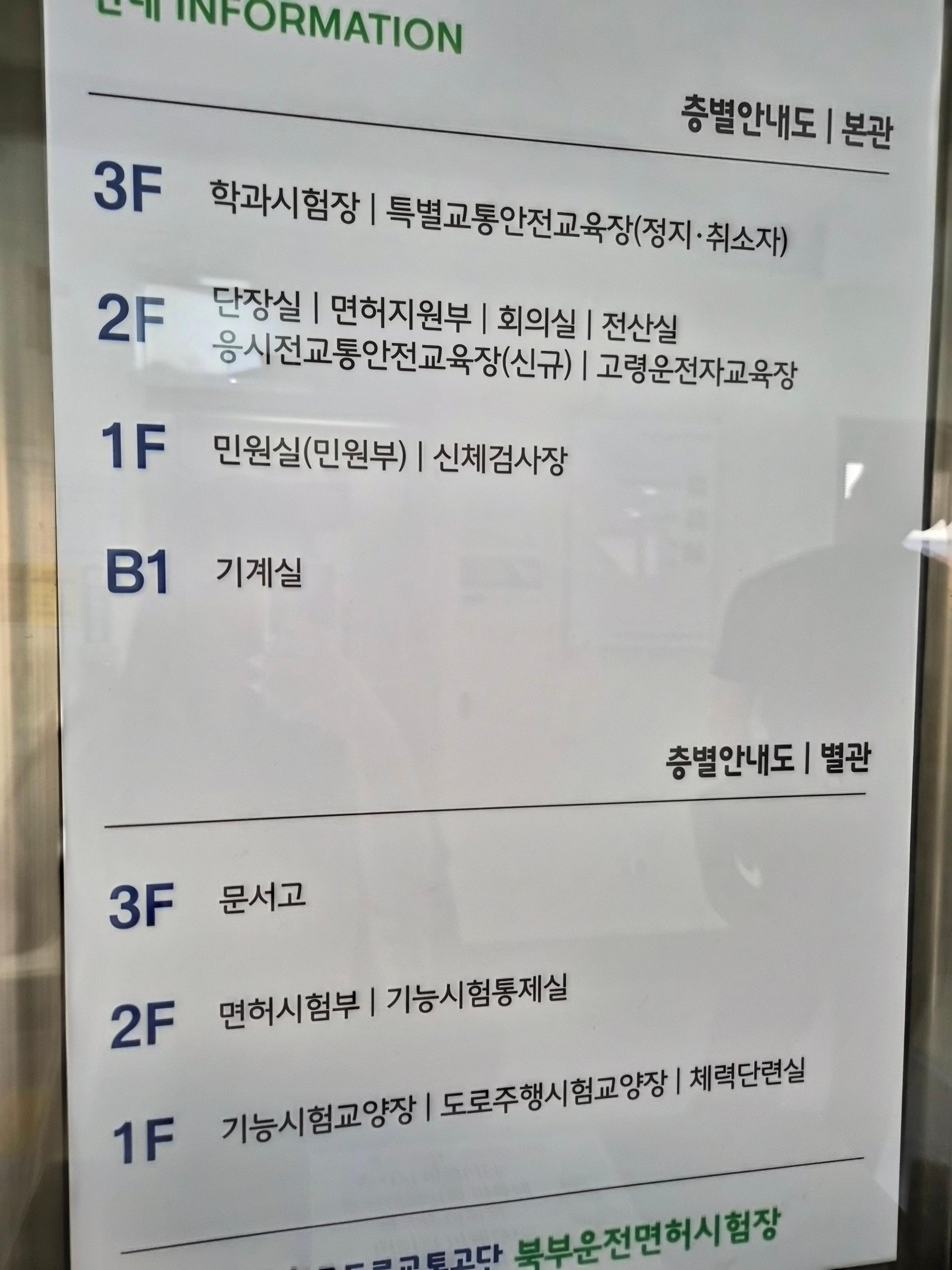부산-북부-운전면허-시험장-층별-안내