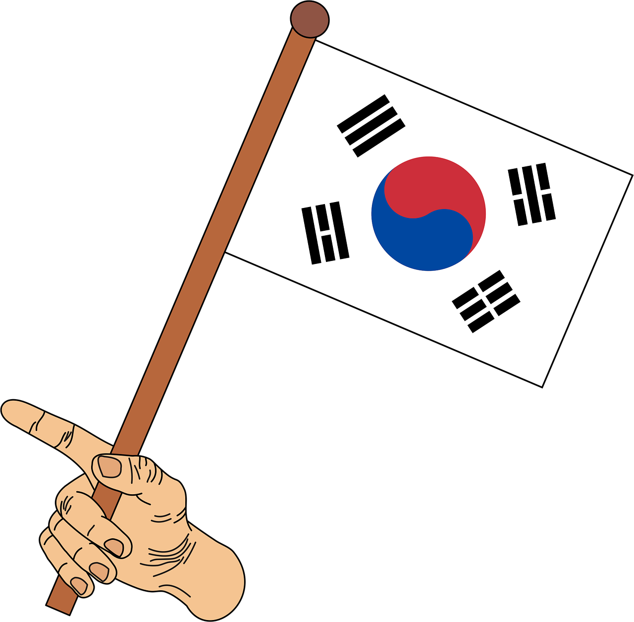 대한민국의 태극기