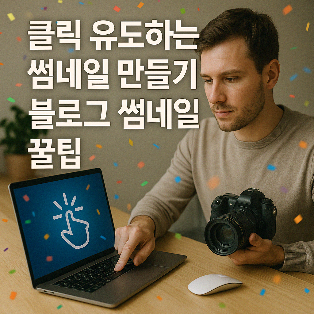 썸네일 바꾸니 클릭률 2배! 초보도 가능한 썸네일 꿀팁 공개