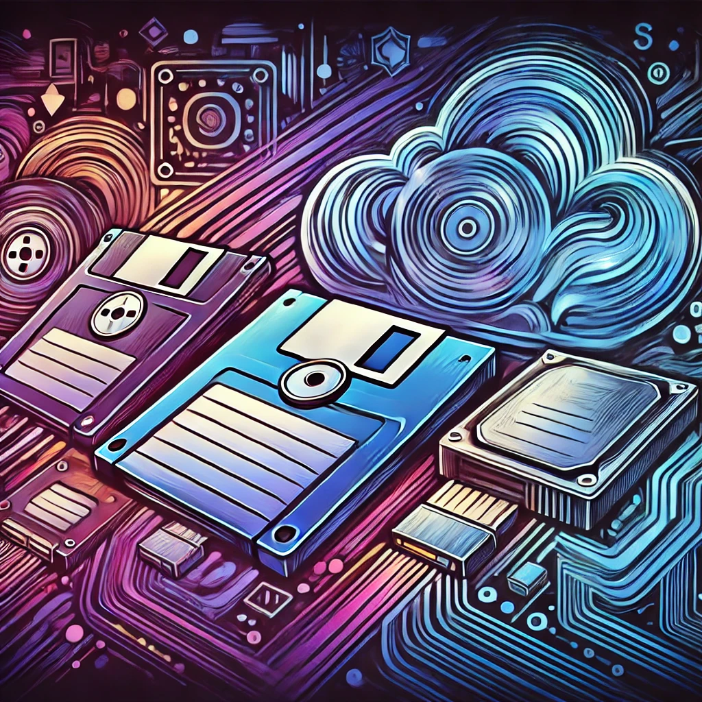전자-메모리-기술의-역사-플로피-디스크에서-클라우드-스토리지까지