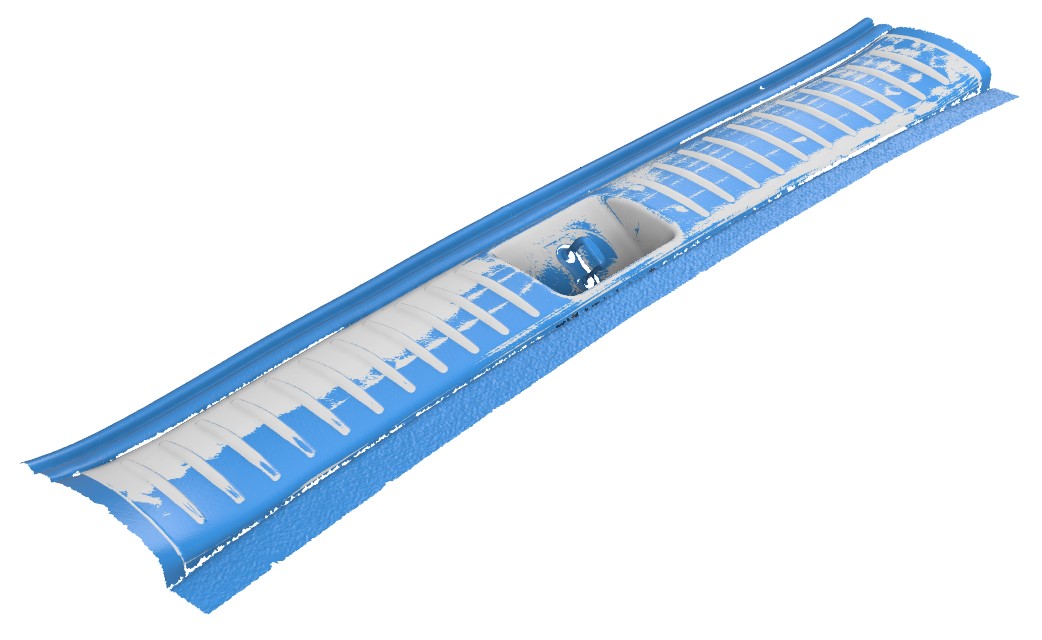 3D스캔 한 측정데이터를 활용해 역설계 진행.