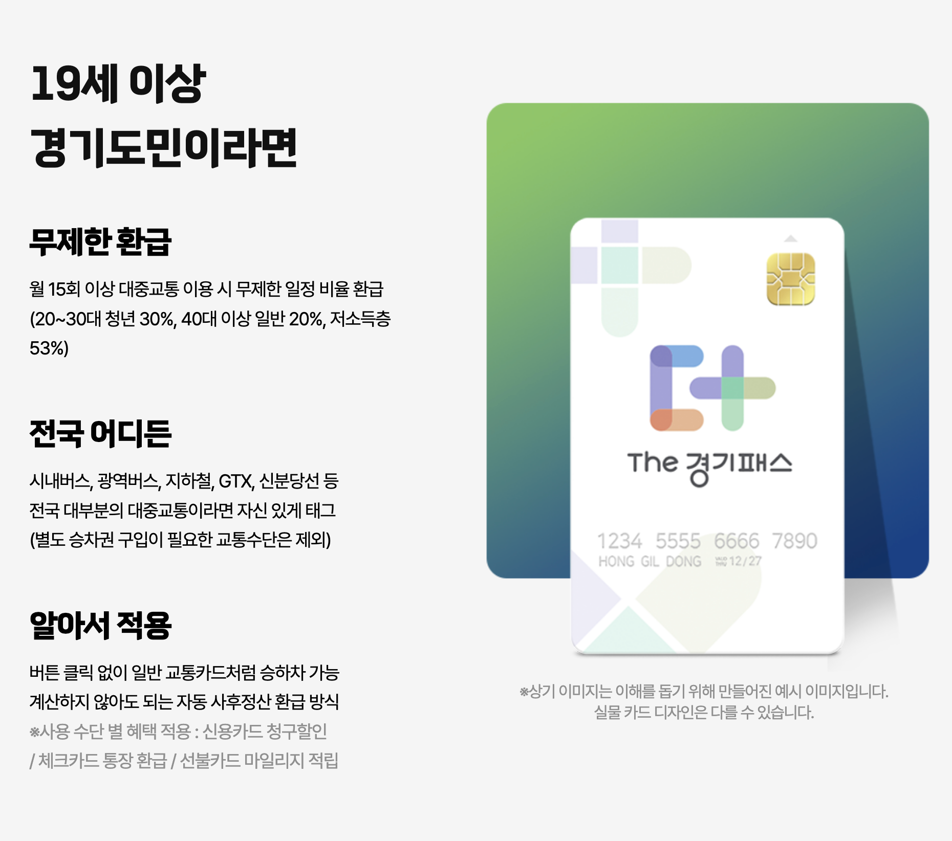 The 경기패스: 경기도민을 위한 혁신적인 대중교통 혜택