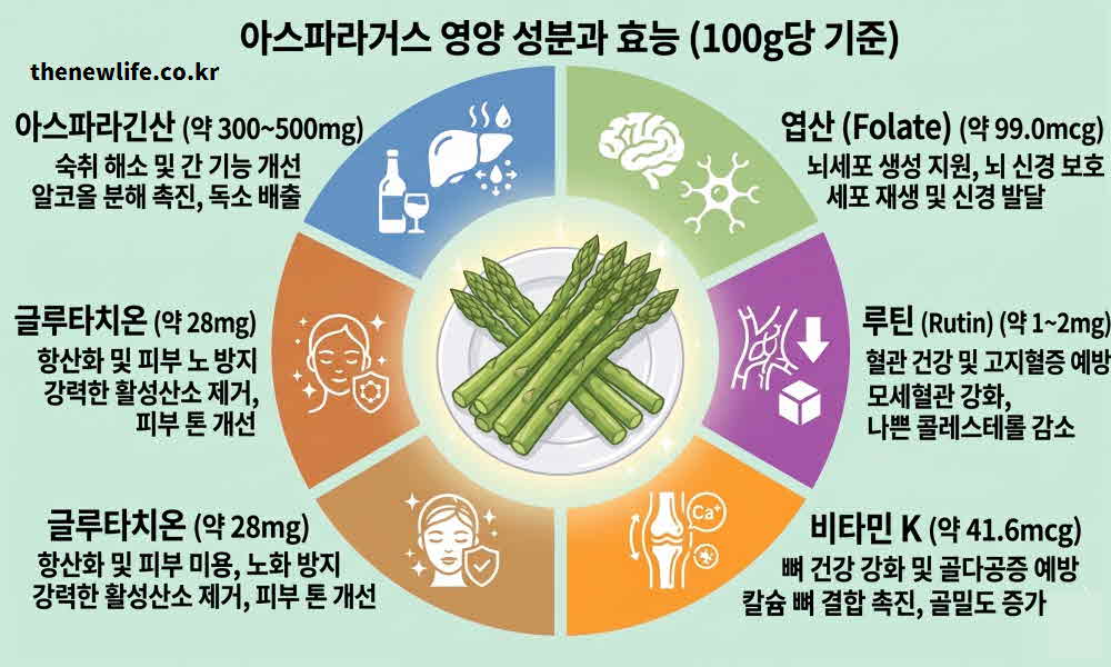 아스파라거스 효능 영양성분