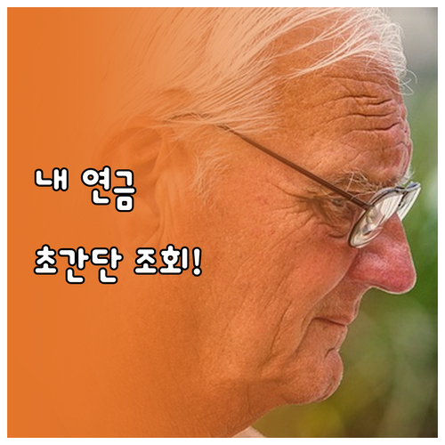 복잡한 인증서 없이 국민연금 예상 연..