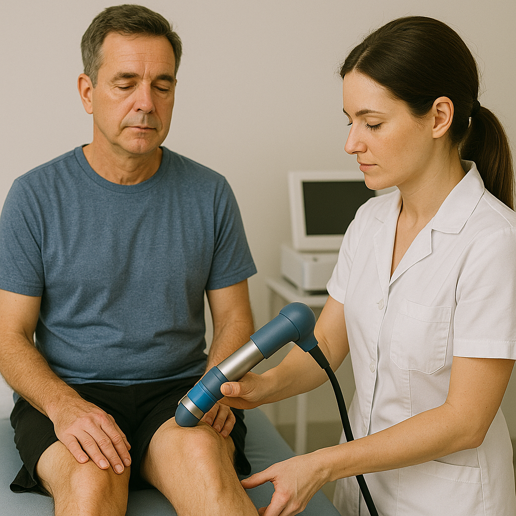 체외충격파 치료에 관련된 사진