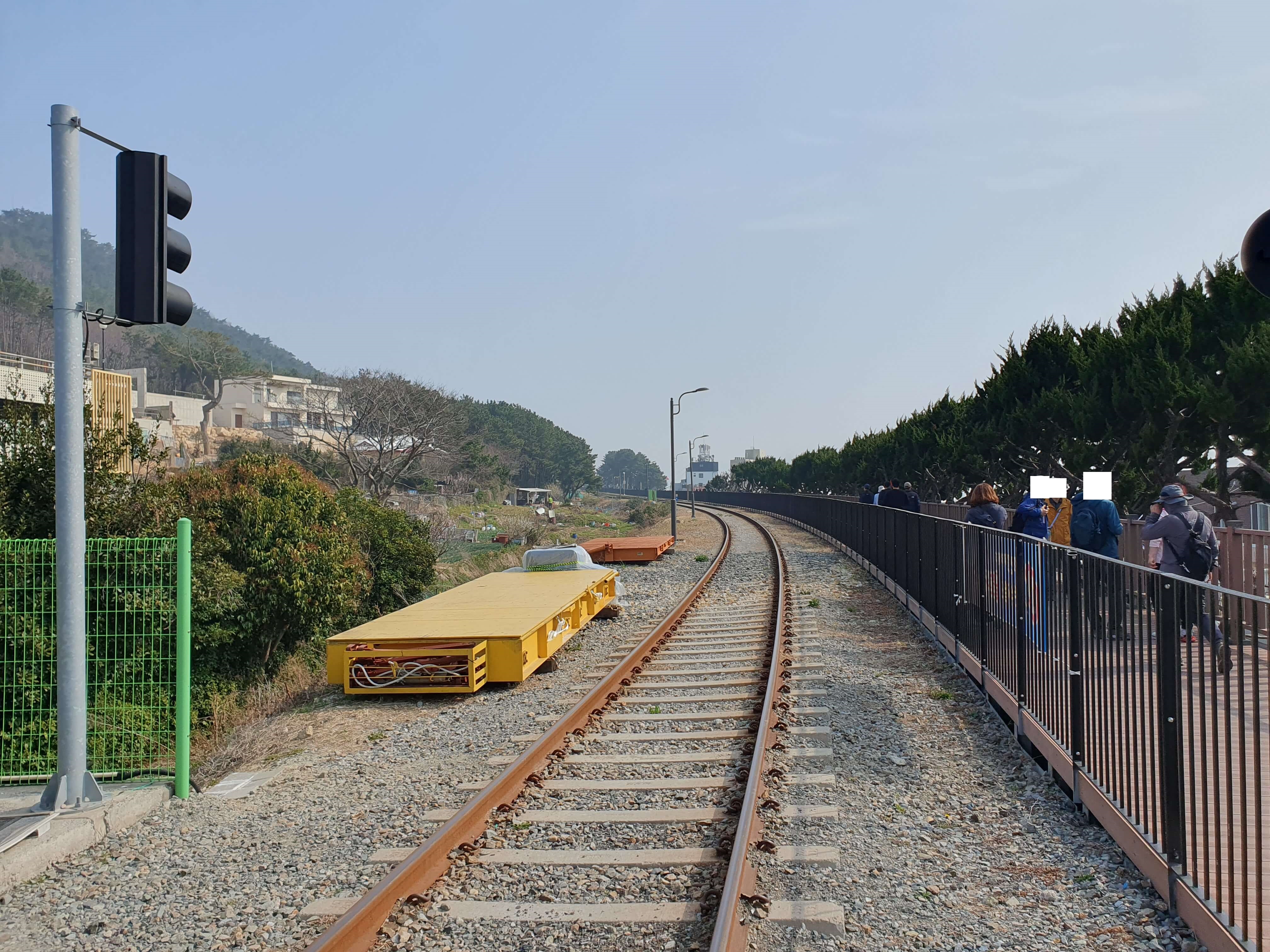 청사포 공영주차장(해운대해수욕장) 해운대블루라인파크 해변열차 철도