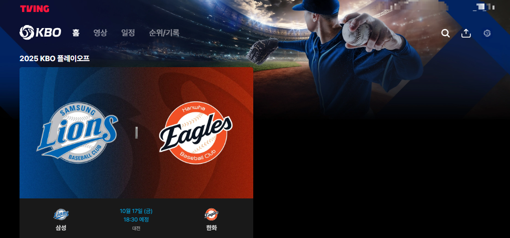 플레이오프 일정