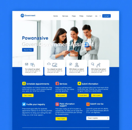 국민비서누리집 홈페이지그림