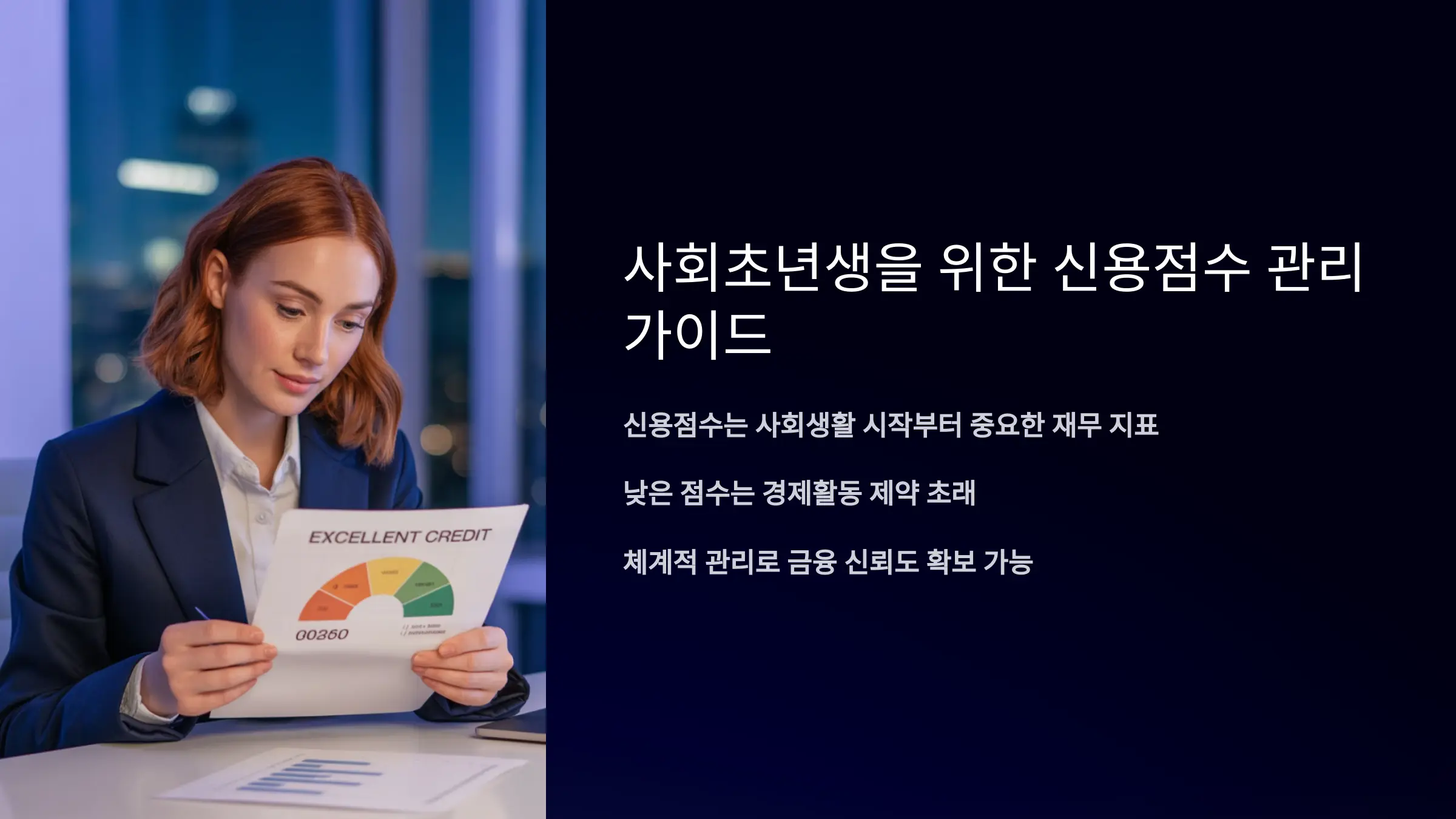사회초년생 신용점수 관리법