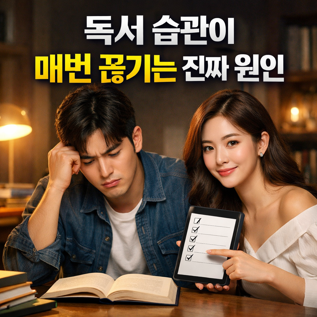 독서 습관이 매번 끊기는 진짜 원인, 이렇게 바꾸면 달라져요