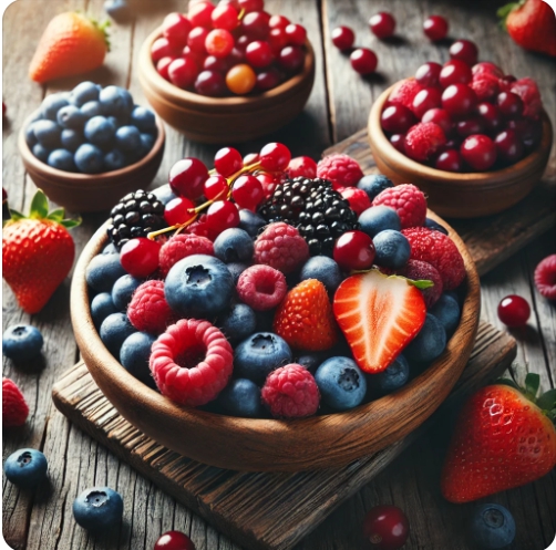 베리류 과일 이미지