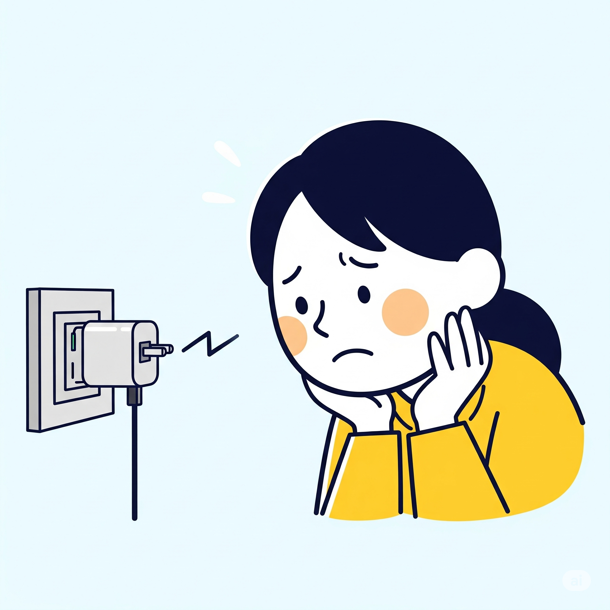 스마트폰 충전기를 계속 꽂아두면