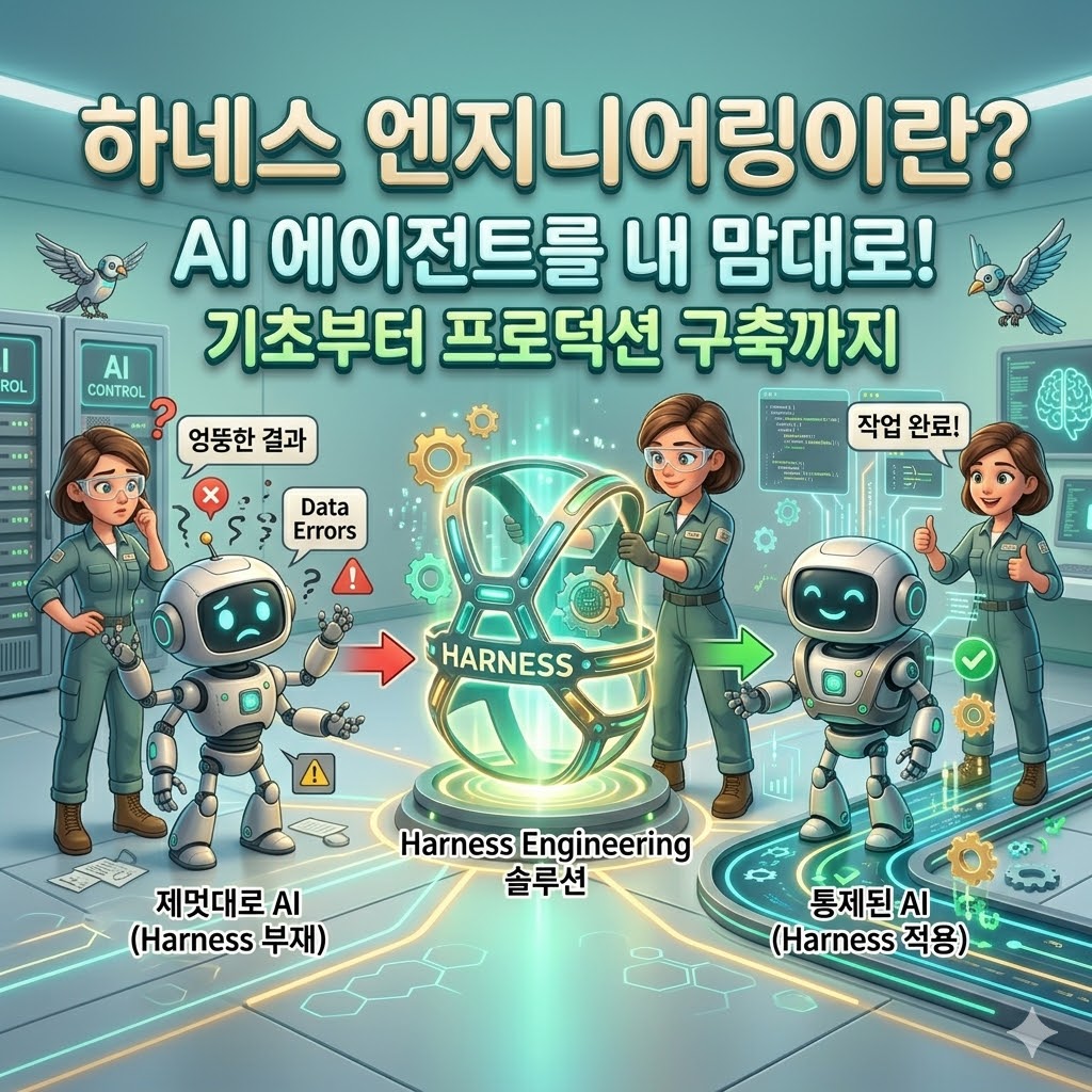 하네스 엔지니어링이란? AI 에이전트를 내 맘대로! 기초부터 프로덕션 구축까지