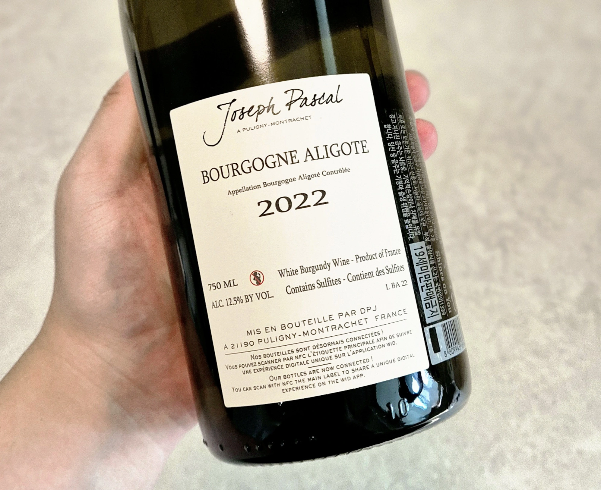 조셉 파스칼 부르고뉴 알리고떼 (Joseph Pascal Bourgogne Aligote) 2022