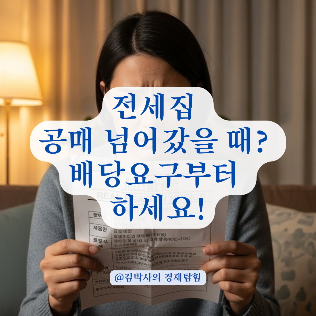 전세집이 공매로 넘어갔다면? 배당요구 신청부터 보증금 사수 전략까지 완벽 가이드.