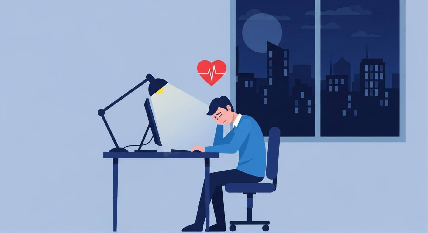 야근 많은 직장인을 위한 심혈관 관리법