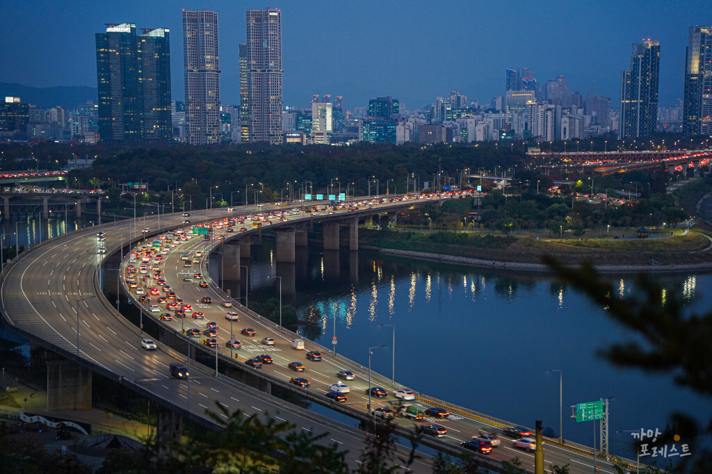 달맞이봉 공원 야경