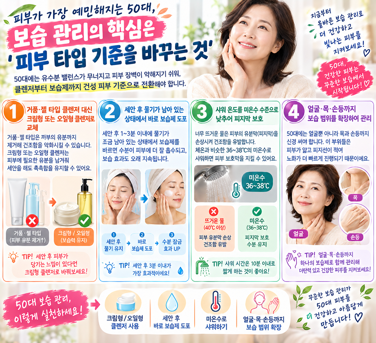 50대 피부 관리