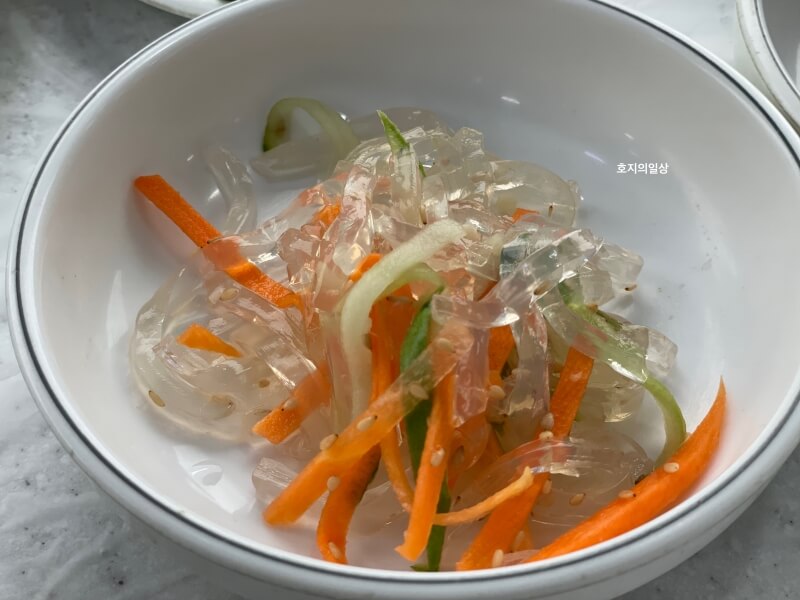 태안 모항 만리포 게국지 맛집 청어람 - 우뭇 묵채