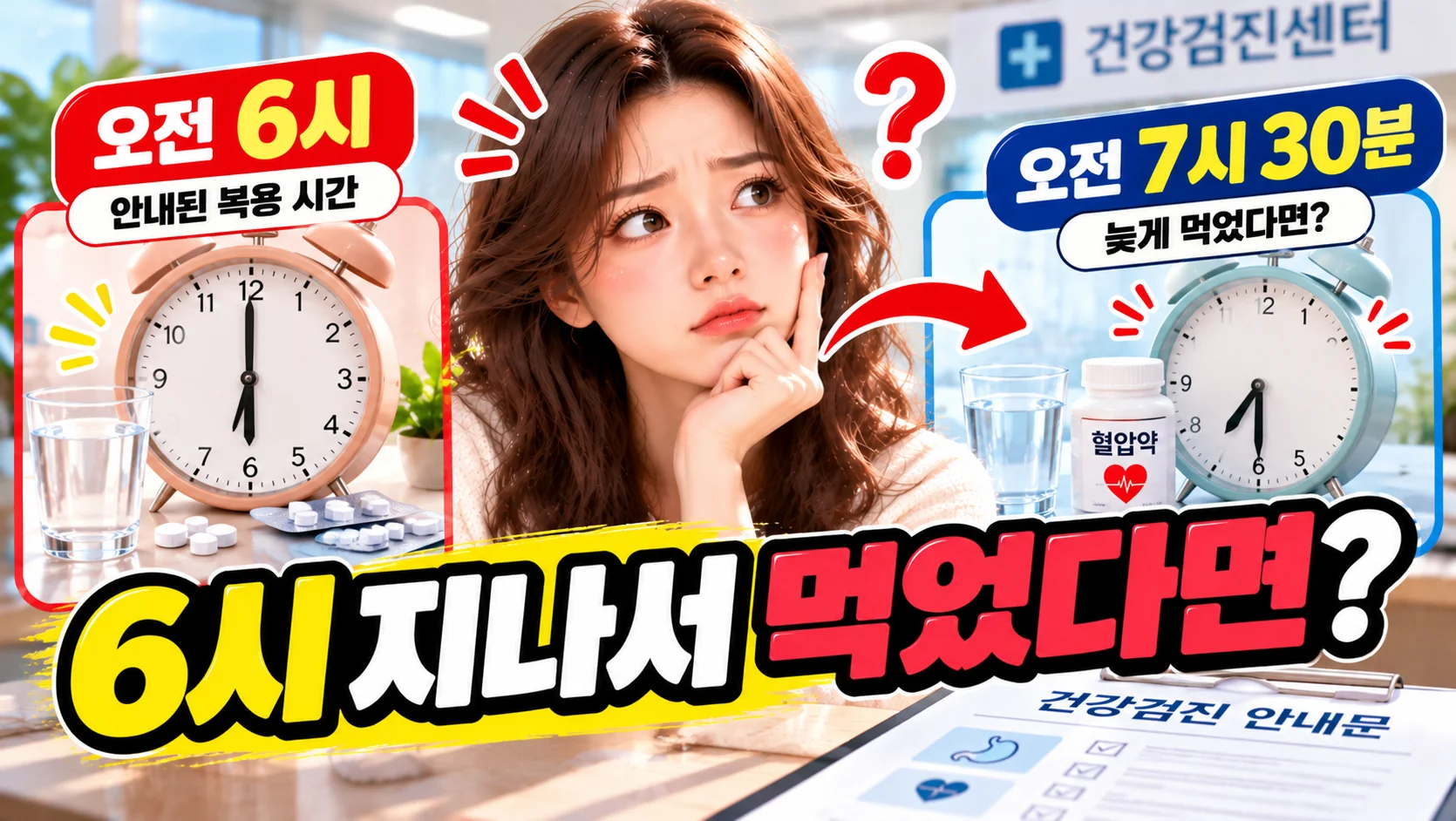 건강검진_혈압약_6시_지나서_복용_3번