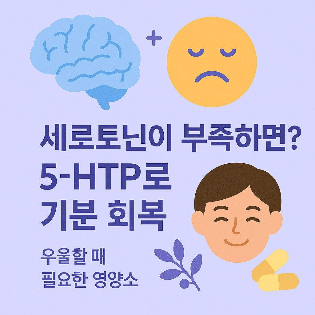5-HTP와 세로토닌: 자연적인 우울증 완화와 기분 개선 방법
