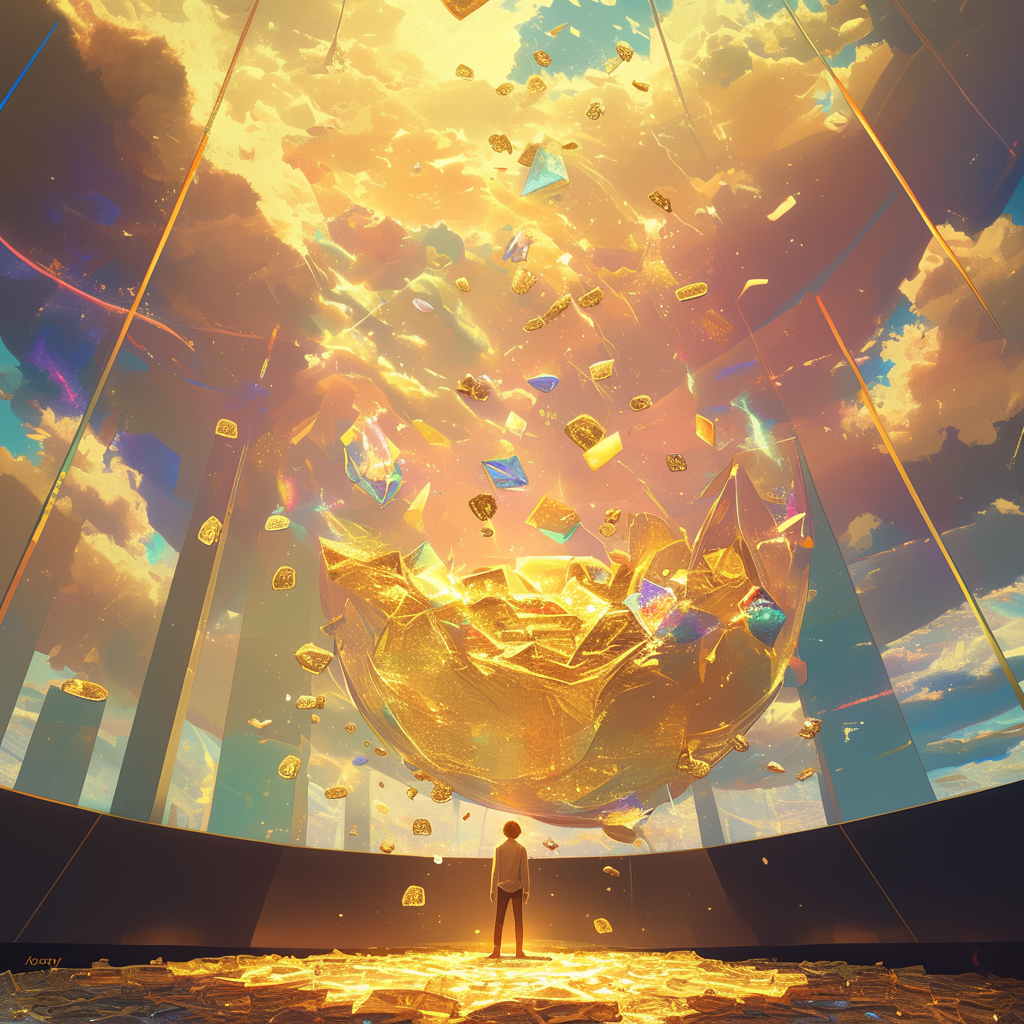 황금 돈 보석 꿈