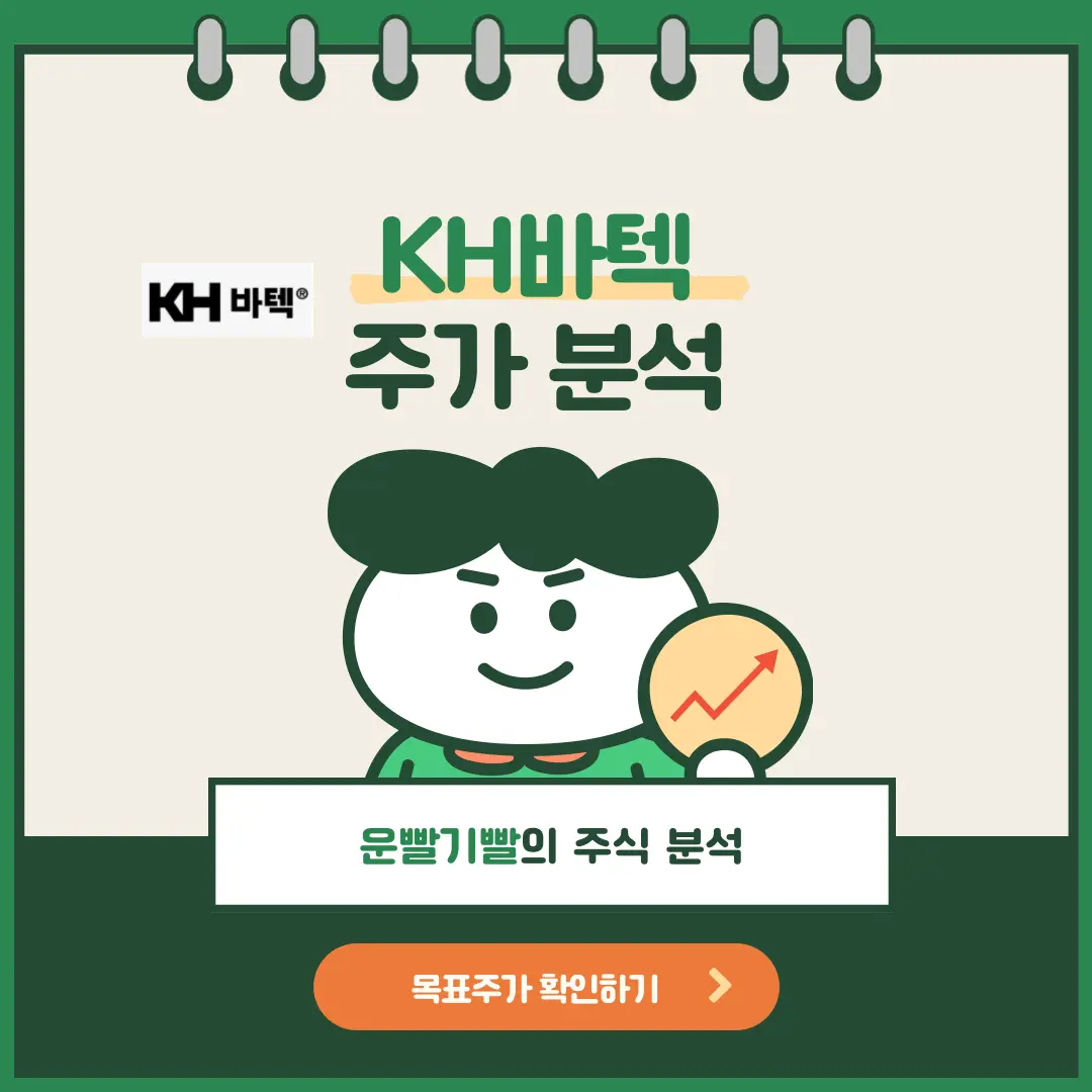 KH바텍 주가 분석