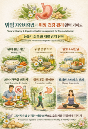 위암 자연치유법과 위장 건강 관리