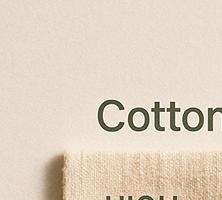 의류 소재_탄소 배출량비교를 위해 cotton, linene,wool등의 소재 이미지 표현