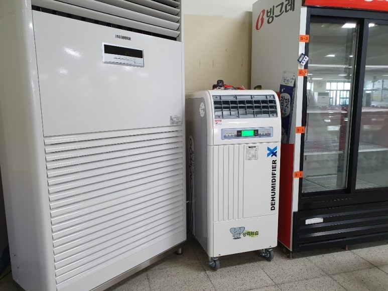 나우이엘제습기 급식실 설치 NED-280
